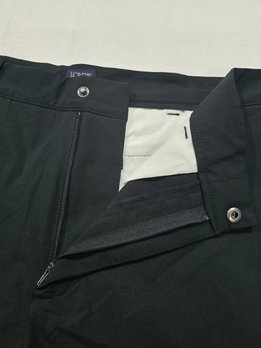 J.Crew Men's Black Stretch Performance 7